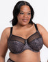 Adella Athena Aura Full Cup Side Support Bra & Brief Bundle Leopard Print