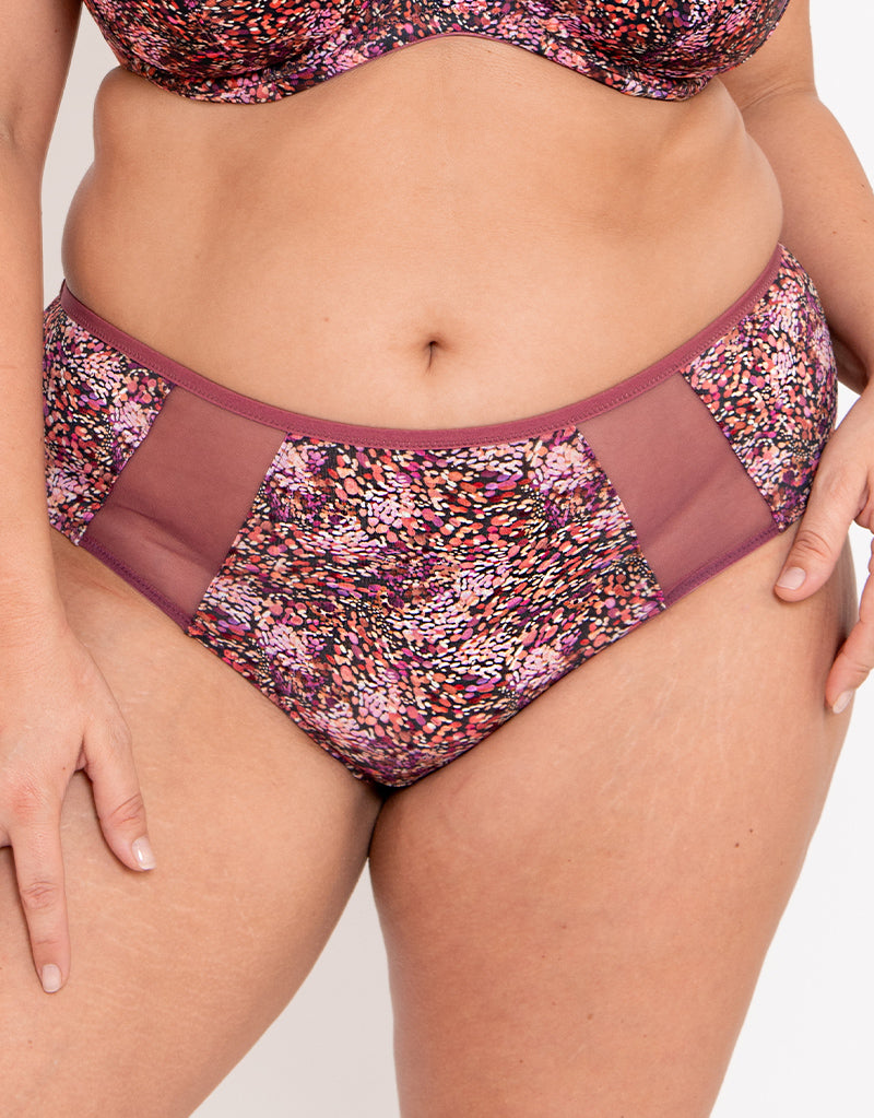 Adella Kin Aura Full Brief Sangria Print - 16