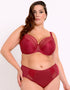 Adella Hera Full Plunge Bra Deep Rouge