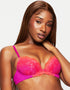 Ann Summers Sexy Lace Padded Plunge Bra Coral Ombre