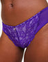 Ann Summers Sexy Lace Brazilian Brief Dark Purple