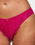 Ann Summers Sexy Lace Planet Brazilian Brief Dark Pink