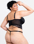 Curvy Kate Boost Bombshell Thong Black Sparkle