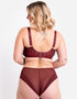 Curvy Kate Enclose Balcony Side Support Bra Oxblood