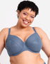 Curvy Kate Happy Boobs Balcony Bra Denim Blue