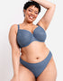 Curvy Kate Happy Bum Brazilian Brief Denim Blue