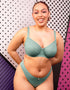 Curvy Kate Happy Boobs Balcony Bra Sage Green