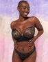 Curvy Kate Hey Girls SuperPlunge Strapless Multiway Bra Black/Latte