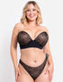 Curvy Kate Hey Girls Thong Black/Latte