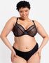 Curvy Kate Lifestyle Plunge 2-Bra Bundle Black and Capri Blue