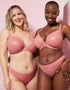 Curvy Kate Lush Full Plunge Bra Rose Shimmer