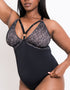 Curvy Kate Non-Stop Stretch Body Black/Pink