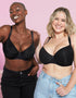 Curvy Kate Smoothie Spacer Moulded T-Shirt Plunge Bra Black