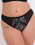 Curvy Kate Non-Stop Thong Black/Pink