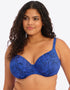 Elomi Pebble Cove Plunge Bikini Top Blue