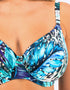 Fantasie Kabini Oasis Full Cup Bikini Top Aegean Blue Print