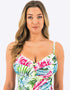 Fantasie Langkawi Twist Front Tankini Top White Print