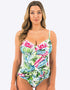 Fantasie Langkawi Twist Front Tankini Top White Print