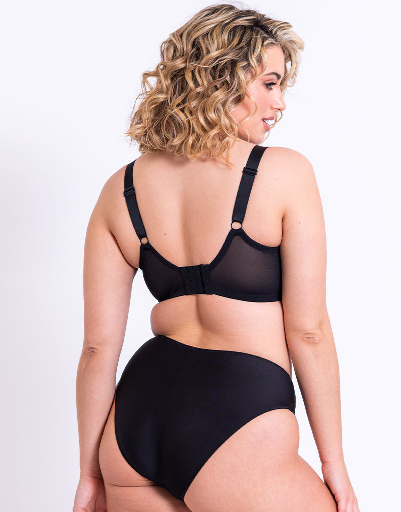 Brastop.com - Flirtelle's beautiful Orla is a plunge bra that goes all the  way up to a UK K cup (that's a US O cup!) in a soft, semi-sheer mesh for a