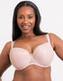 Flirtelle Esme Padded Balcony Bra Blush Pink