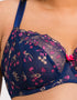 Flirtelle Rosie Balcony Bra Navy Mix