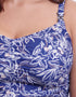 Flirtelle Verona Beach Balcony Tankini Top Navy Print