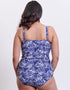 Flirtelle Verona Beach Balcony Tankini Top Navy Print