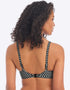 Freya Check In Sweetheart Padded Bikini Top Monochrome