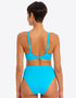 Freya Jewel Cove Sweetheart Bikini Top Plain Turquoise