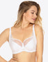 Gaia Veronika Padded Balconette Bra White