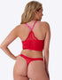 Gossard Superboost Lace Thong Rose Red