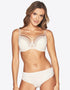 Kinga Isla Padded Balconette Bra Cream