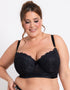 Liaison Vienna Padded Longline Balcony Bra Black