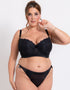 Liaison Vienna Padded Longline Balcony Bra Black