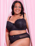 Liaison Vienna Padded Longline Balcony Bra Black