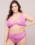 Oola Zig Zag High Apex Bra Violet