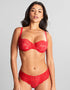 Panache Allure Brief Ruby Red