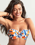 Panache Ella Twist Bandeau Bikini Top Sicily Print