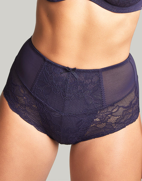 Panache Imogen High Waist Brief Indigo – Brastop UK