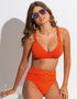 Pour Moi Cali High Waist Control Bikini Brief Orange