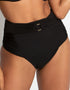 Pour Moi Samoa High Waist Control Bikini Brief Black