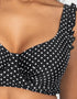 Pour Moi Sicily Longline Bikini Top Black/White