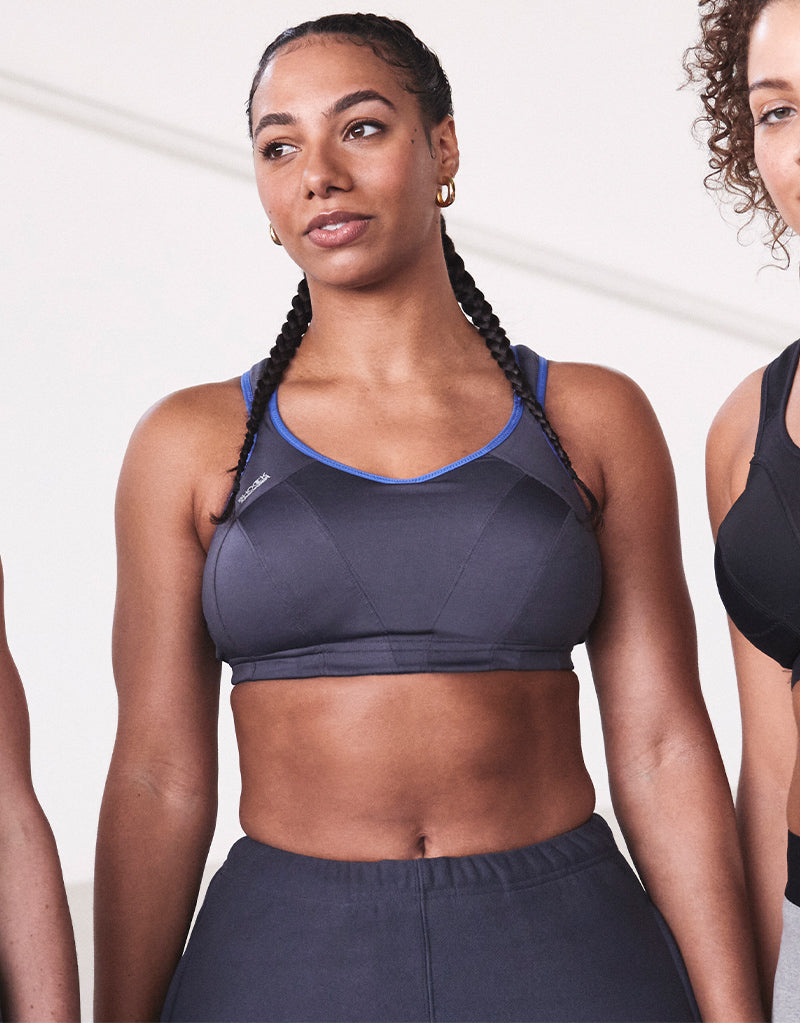 Active Wirefree Racerback Crop Top Sports Bra by Shock Absorber