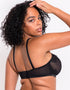 Scantilly Centrepiece Half Cup Bra Black