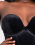 Scantilly Icon Plunge Strapless Multiway Padded Body Black