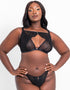 Scantilly Unveiled Deep Plunge Bra Black