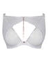 Scantilly Unveiled Deep Plunge Bra White