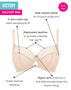 Curvy Kate Victory Side Support Balcony Bra Latte