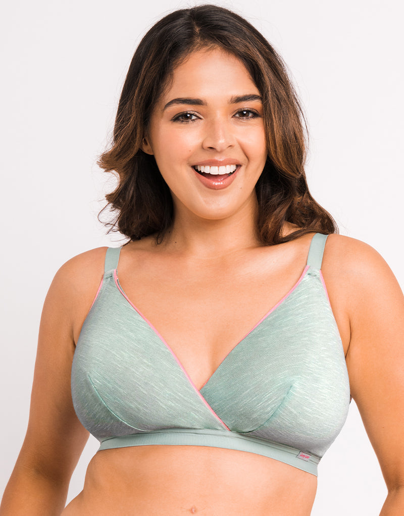Curvy Kate Front and Centre Bralette Mint/Pink – Curvy Kate CA