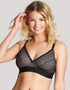 Cleo by Panache Lyzy Triangle Non Wired Bra Black